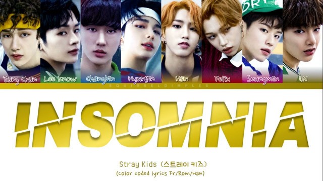 '[VOSTFR] Stray Kids \'INSOMNIA\' (OT8) lyrics (color coded fr)'