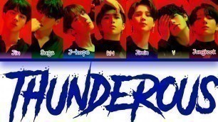 'How Would BTS Sing \"THUNDEROUS\" by STRAY KIDS Lyrics (Han/Rom/Eng) (FANMADE)'