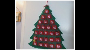 Tricia's Christmas: Kids Craft #1 Christmas Tree Advent Calendar
