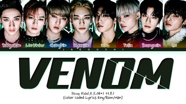 'Stray Kids \'VENOM\' Lyrics (스트레이키즈 거미줄 가사) (Color Coded Lyrics)'