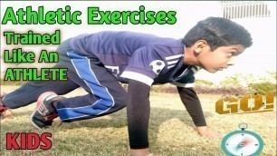 'ATHLETIC Workout For KIDS | Train like an ATHLETE | 10 Best ATHLETIC Exercises'