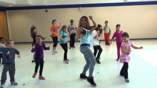 'Waka Waka, by Shakira, Choreo by Natalie Haskell for Kids Dance Fitness'