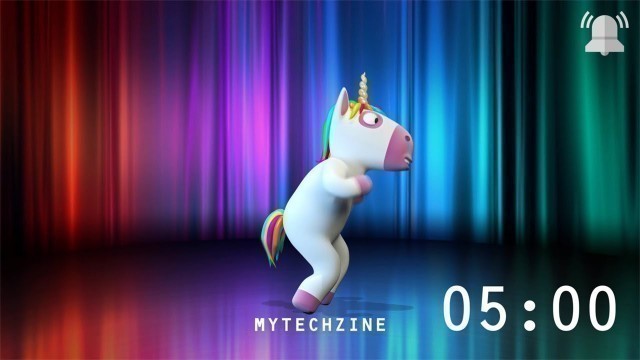 '5 Minute Countdown Timer [Dancing Unicorn 