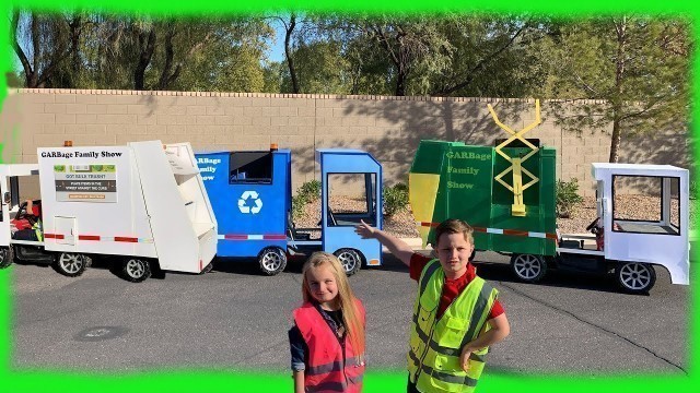 'Kids Recycle With Toy Garbage Trucks and Recycle Truck | Video For Kids'