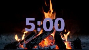 '5 minute timer but with fire'