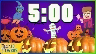 '5 Minute Halloween Fun Countdown Timer with music'