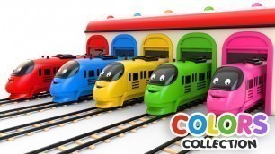'Colors for Children to Learn with Toy Trains - Colors Videos Collection'