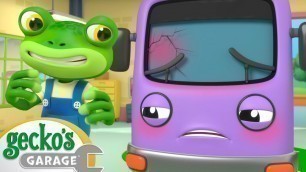 'Bobby The Bus Is Unwell… Again!｜Gecko\'s Garage｜Funny Cartoon For Kids｜Learning Videos For Toddlers'