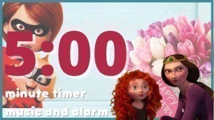 'Disney themed Mother\'s Day 5 minute Timer with music and alarm'