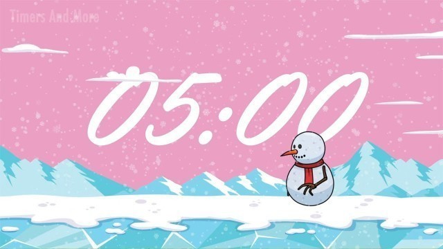 '5 Minute Timer Snowman [