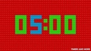 '5 Minute Lego Inspired Countdown Timer'