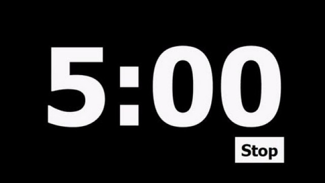 '5 Minute Countdown Timer'