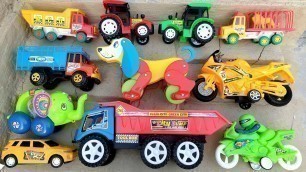 'gadi wala cartoon | toy helicopter ka video kids & toddler JCB tractor airplane cartoon videos #138'