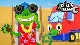 'Trucks Play on a Sunny Day!｜Gecko\'s Garage｜Funny Cartoon For Kids｜Learning Videos For Toddlers'