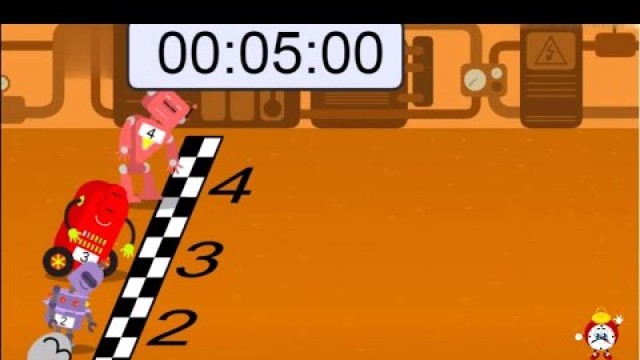 '5 minute Rebort Race Timer #KIDSTIMER'