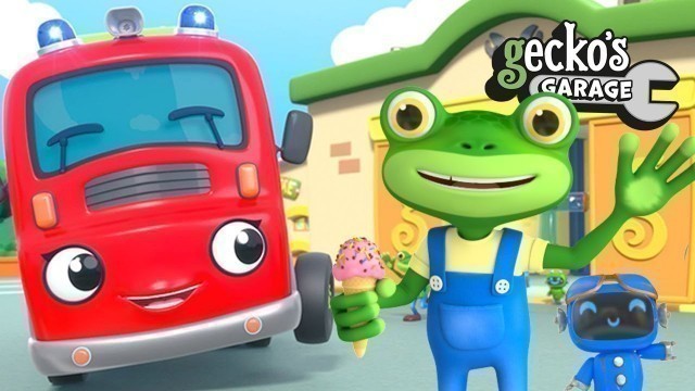 'Go, Go, Fiona Fire Truck!｜Gecko\'s Garage｜Funny Cartoon For Kids｜Learning Videos For Toddlers'