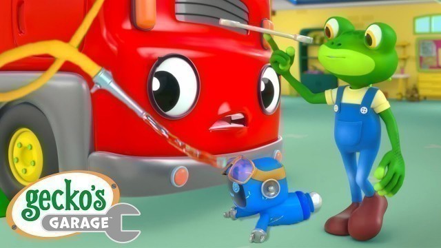 'Fire Truck Water Blaster｜Gecko\'s Garage｜Funny Cartoon For Kids｜Learning Videos For Toddlers'