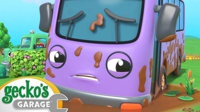 'Muddy Bobby Zig Zag Ride｜Gecko\'s Garage｜Funny Cartoon For Kids｜Learning Videos For Toddlers'