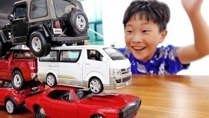 '예준이의 자동차 장난감 개봉놀이 게임 플레이 트럭놀이 Car Toys Pretend Play with Game Play'