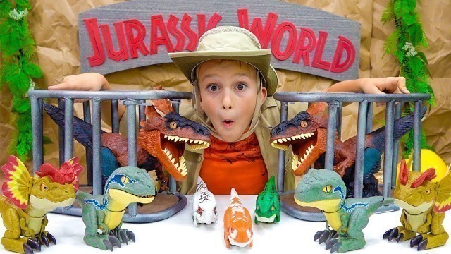 'Vlad and Niki Jurassic World Toys Adventures'