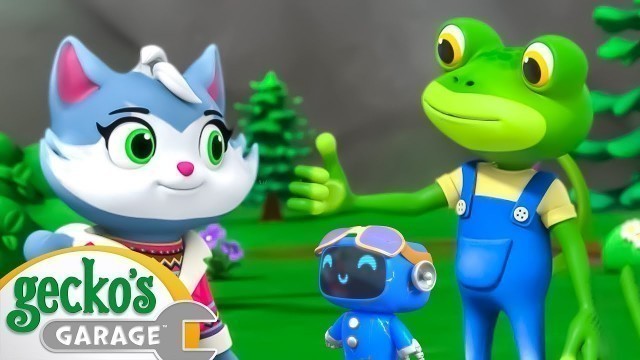 'Kat to the Rescue!｜Gecko\'s Garage｜Funny Cartoon For Kids｜Learning Videos For Toddlers'