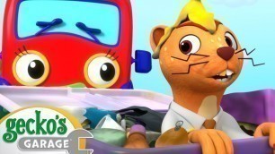 'River Trash Clean Up Fun｜Gecko\'s Garage｜Funny Cartoon For Kids｜Learning Videos For Toddlers'