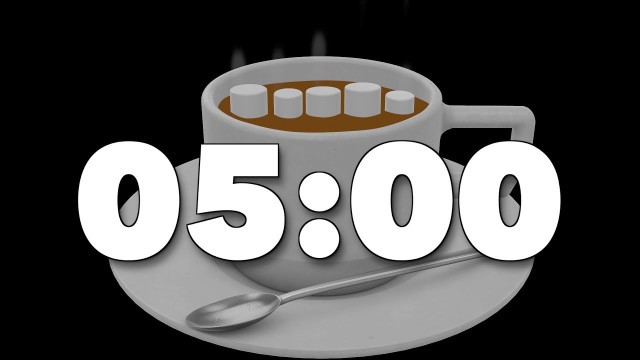 '5 Minute Timer: Hot Chocolate/Winter/Holiday Animated Timer'