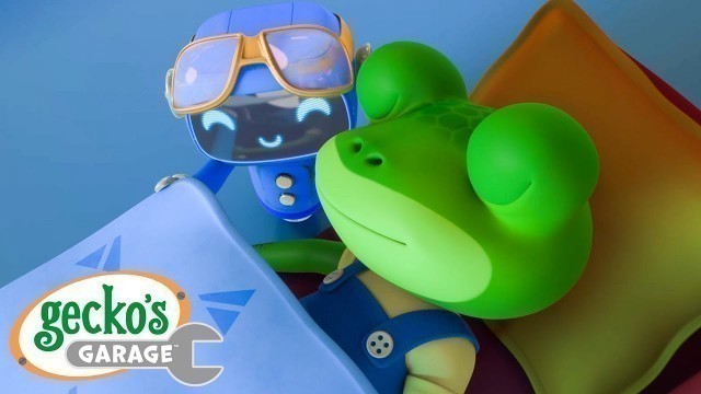 'Goodnight, Sleepy Gecko!｜Gecko\'s Garage｜Funny Cartoon For Kids｜Learning Videos For Toddlers'