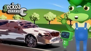 'Limousine Stuck In The Mud!｜Gecko\'s Garage｜Funny Cartoon For Kids｜Learning Videos For Toddlers'