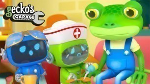 'Gecko Takes A Sick Day｜NEW Gecko\'s Garage｜Funny Cartoon For Kids｜Learning Videos For Toddlers'