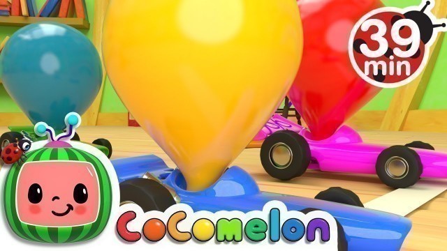 'Toy Balloon Car Race + More Nursery Rhymes & Kids Songs - CoComelon'