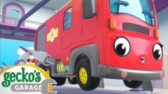 'Fire Truck Chaos, Again!｜Gecko\'s Garage｜Funny Cartoon For Kids｜Learning Videos For Toddlers'