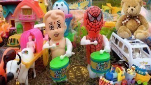 'gadi wala cartoon | toy helicopter ka video helicopter dog 84 Dollar investment  #10Minutetoy'
