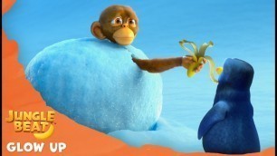 'Penguin\'s Glow Up - Jungle Beat: Munki and Trunk | Kids Animation 2021'