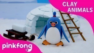 'How to Make a Clay Penguin | Clay Animals | Arts and Crafts | Pinkfong Craft time for Children'