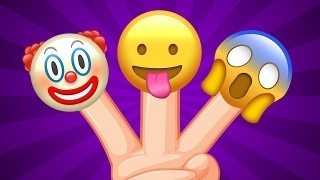 'Finger Family Emoji Song - Nursery Rhymes & Kids Songs| Hahatoons Songs'