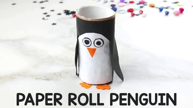 'Paper Roll Penguin Craft – Winter Crafts for Kids'