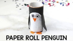 'Paper Roll Penguin Craft – Winter Crafts for Kids'