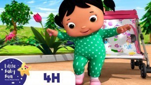 'Play Safe In Playground | FOUR HOURS of Little Baby Bum Nursery Rhymes and Songs'