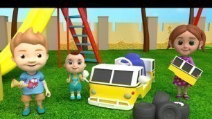 'Wheels On The Bus + More Nursery Rhymes! Baby Shark, Muffin Man, Finger Family & Baa Baa Black Sheep'