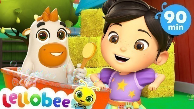 'Down by the Farm Lellobee! + More Nursery Rhymes & Kids Songs - Lellobee by CoComelon'