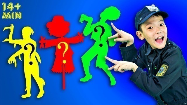 'Police Officer Tickling Zombies - Nursery Rhymes & Kids Songs | Tai Tai Kids'