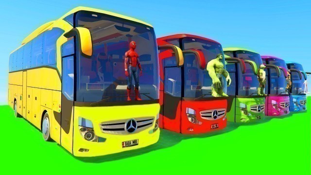 'Color Big Bus Fun Gameplay with Songs'