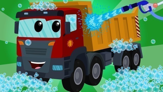 'Dump Truck | Car Wash | Kids Videos | Learn Transport'