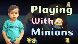 'Kid Ride on Car Toys Power Wheels Video Toy for Kids| kids video |kid playing Minions ILham\"s Video'