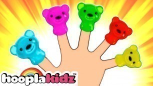 'Gummy Bear Finger Family + More Kids Songs Collection | HooplaKidz'