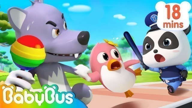 'Baby Policeman Rescues Penguin Nana | Baby Panda\'s Magic Bow Tie | Kids Cartoon | for kids | BabyBus'