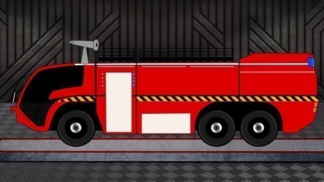 'Fire Truck, Formation And Uses Car Cartoon Videos For Kids'