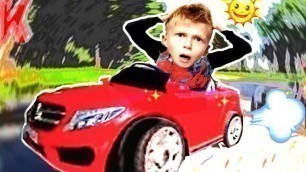 'Kids Funny short video / kids play with remote control car'