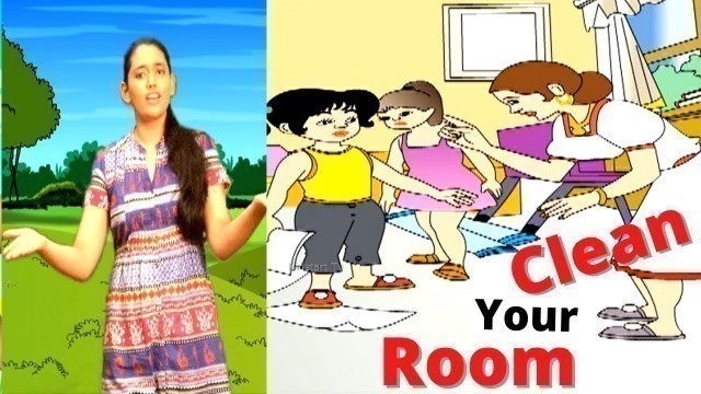 'Clean Your Room | Poems | Nursery Rhymes | Kids Rhymes | Kidstart Tv'